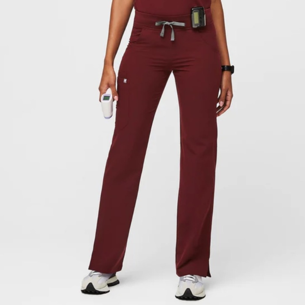 FIGS Kade Cargo Scrub Pants - Women | Color: Red | Size: S